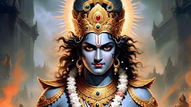 भगवान कृष्ण जी तीसरी आंख  क्यों रखते थे बंद और दो बार जब खुली तो मच गया हाहाकार!