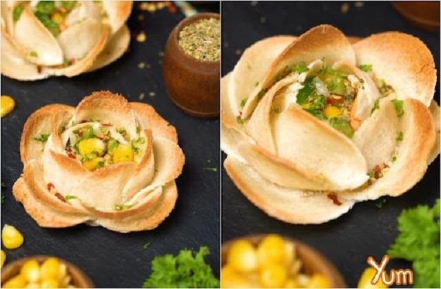 अलग तरीके से बनाएं Bread Flower Pizza