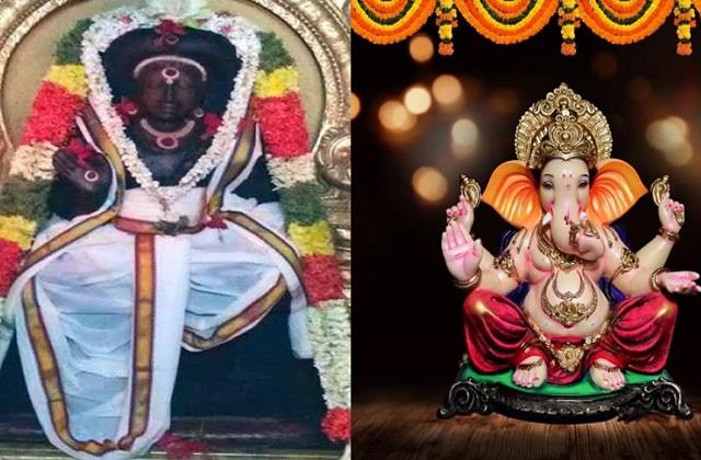गणपति जी का इकलौता मंदिर जहां मानव मुख में स्थापित हैं बप्प