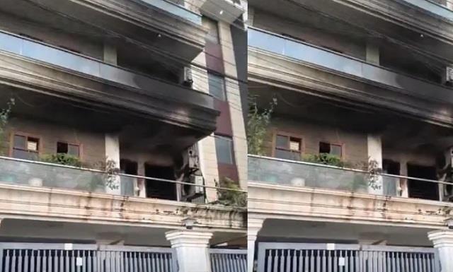 सोते हुए परिवार पर छाया कहर:  AC में आग  लगने से पति-पत्नी और बेटी की मौत