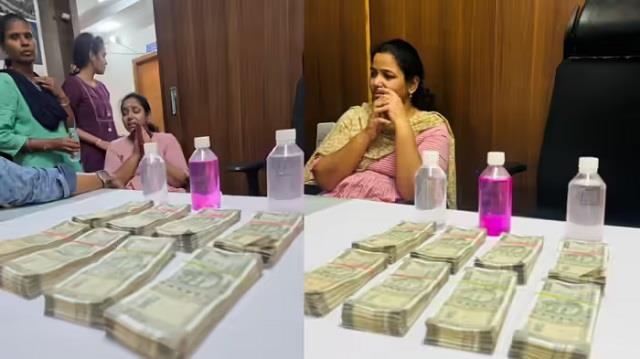 4 लाख घूस लेते ही रंगे हाथ पकड़ी गई महिला अफसर, गिड़गिड़ाई, रोई और बोली- माफ कर दो