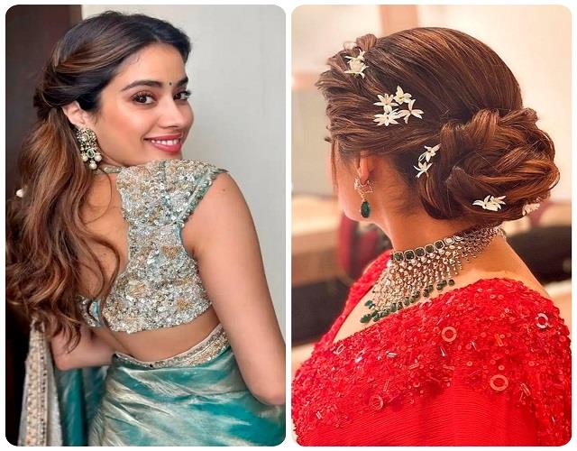 शादी हो या फेस्टिवल साड़ी के साथ परफेक्ट लगते हैं ये हेयरस्टाइल्स