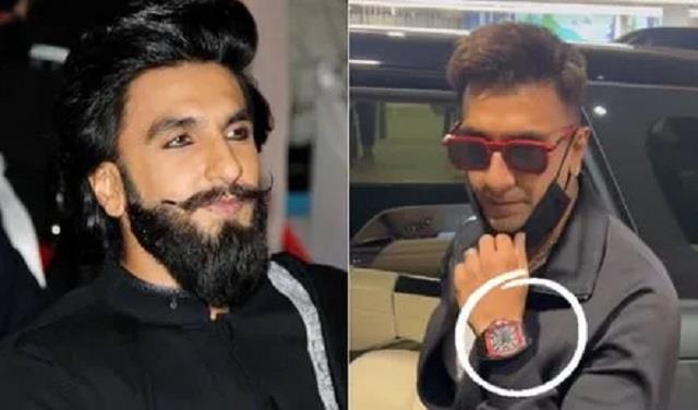 रणवीर सिंह की  3.5 करोड़ की वॉच देख उड़े फैंस के होश, बोले-‘ये क्या फ्यूचर बताती है…?’
