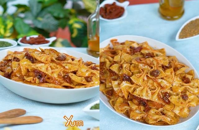 कैरामेलाइज़्ड Onion  पास्ता