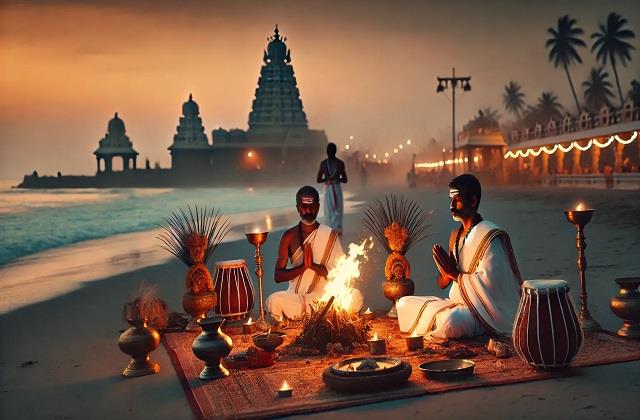 पितरों को मोक्ष दिलाने के लिए प्रसिद्ध है दक्षिण भारत का काशी रामेश्वरम तीर्थस्थान