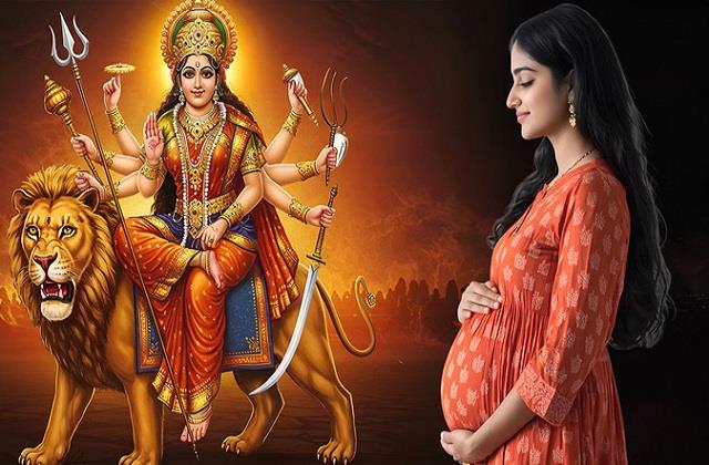 हर अंग से जुड़ी नौ शक्तियां: नवरात्रि के नौ स्वरूप और गर्भ में शिशु के नौ महीने का गहरा संबंध