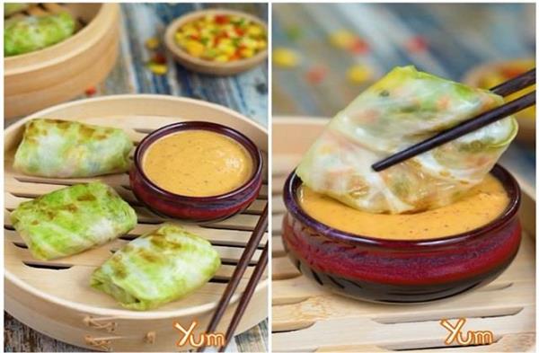 पत्तागोभी के डम्पलिंग्स