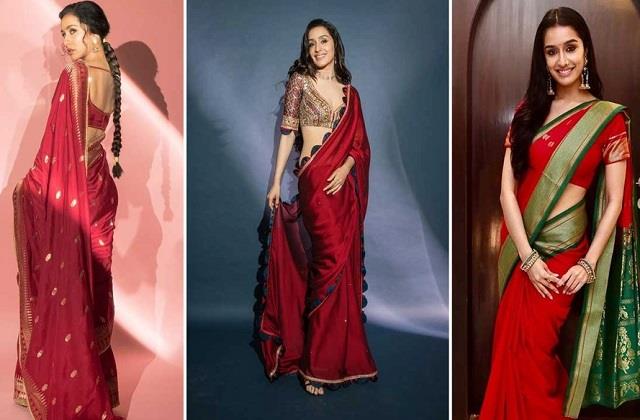 मां दुर्गा जी की पूजा के लिए श्रद्धा कपूर के बेस्ट साड़ी लुक्स जिन्हें आप भी ट्राई करें