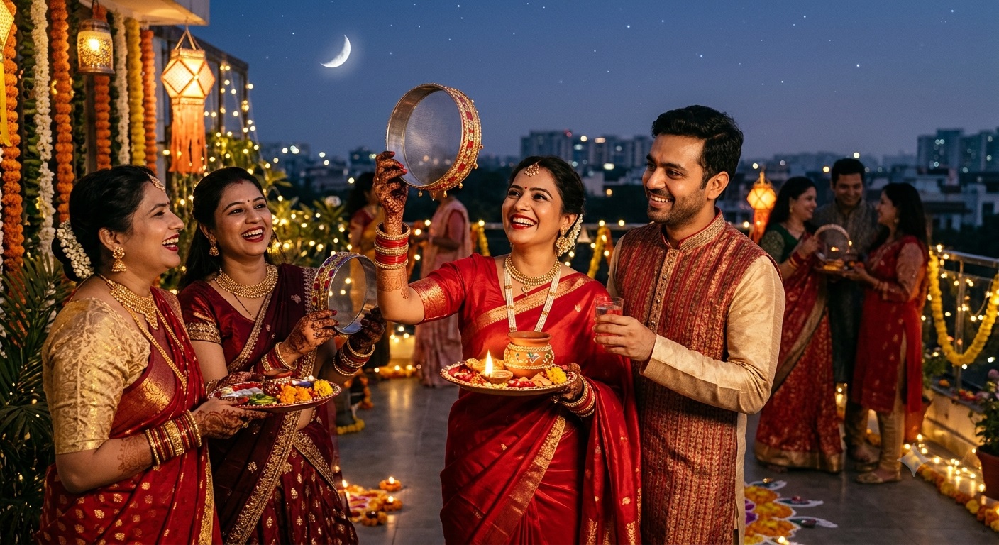 PunjabKesari Karwa Chauth ka vrat kholna