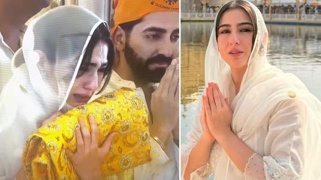 Golden Temple में भावुक हुईं Sara Ali khan , आंखों से छलके आंसू