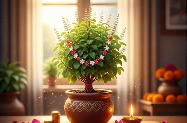 घर में धन और सुख-समृद्धि चाहते हैं तो करें तुलसी, हल्दी और चांदी के ये आसान उपाय