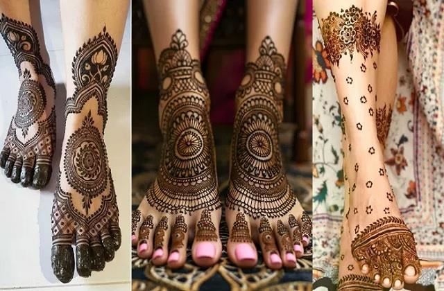 इस Karwa Chauth सिर्फ हाथों पर ही नहीं, पैरों में भी लगाएं ये खूबसूरत मेहंदी डिजाइन
