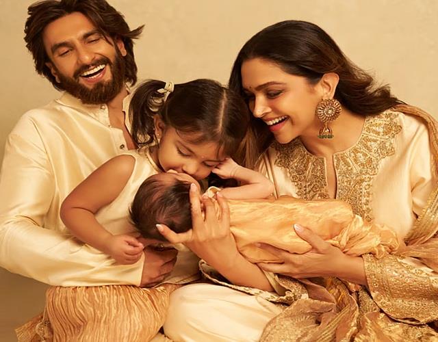 दशहरे पर दीपिका- रणवीर ने शेयर की दूसरी बेटी की तस्वीर, बेहद प्यारा है दुआ की बहन का नाम