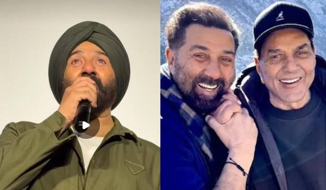 ‘घर कब आओगे’ गाने के लॉन्च पर भावुक हुए सनी देओल, पिता धर्मेंद्र को याद कर छलके आंसू
