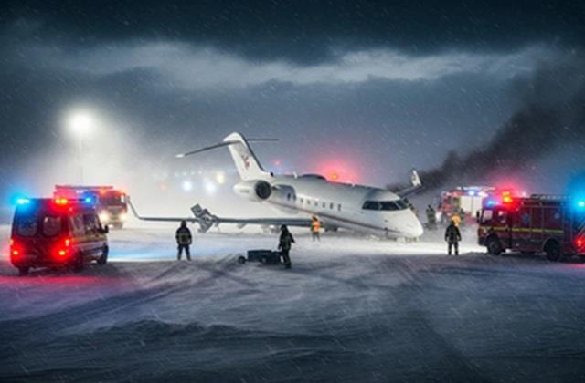 अमेरिका में बड़ा हादसा.... एयरपोर्ट पर टेकऑफ होते ही क्रैश हुआ प्लेन, 8 लोग थे सवार