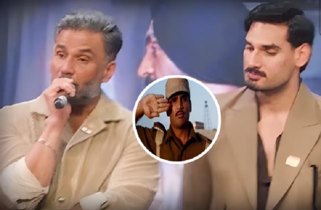 29 साल पुराने गाने के रीमेक पर भावुक हुए सुनील शेट्टी, आंखों में आंसू लेकर बेटे के सामने कह दी ये बात