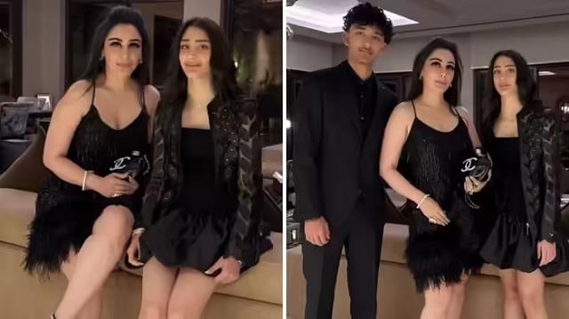 संजय दत्त की बीवी मान्यता ने न्यू ईयर पार्टी में लूट ली लाइमलाइट, बेटी और बेटे के साथ किया स्टाइल दिखा