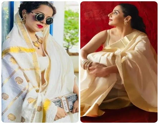 विद्या बालन से लेकर जान्हवी कपूर तक बॉलीवुड डीवाज का सफेद साड़ी में ट्रेडिशनल चार्म