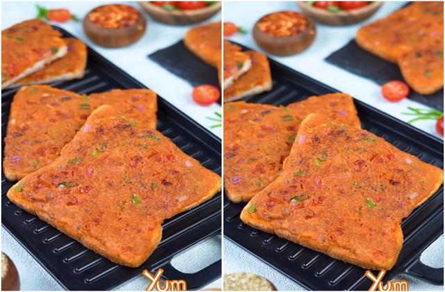 5 मिनट ब्रेड Pizza