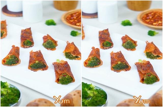 ब्रोकली चीज़ Wrap