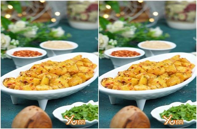 चिली गार्लिक Potatoes