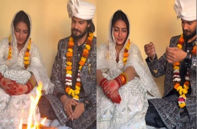 मंडप में मिस्ट्री मैन के साथ दिखीं चंद्रिका दीक्षित, शादी की जिद हो गई पूरी Viral Video