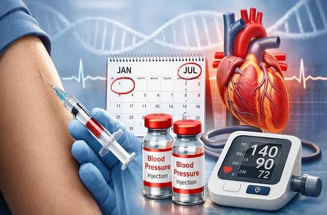 रोज़-रोज़ दवा नहीं, साल में सिर्फ 2 इंजेक्शन से कंट्रोल होगा Blood Pressure!