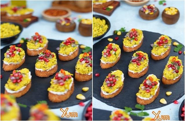 बुट्टा कीज Crostini