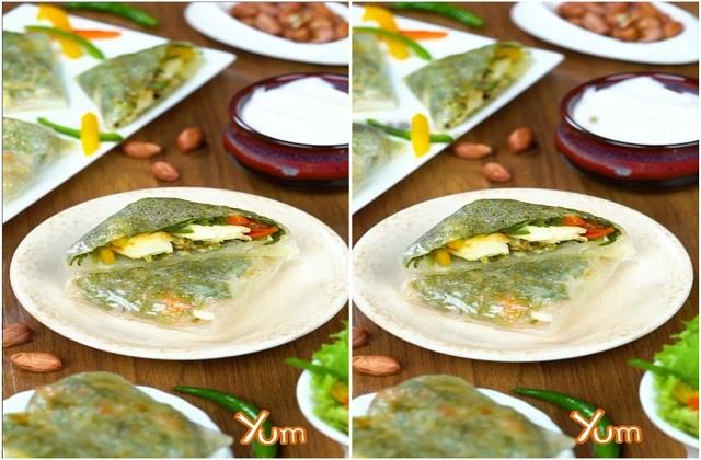 थेचा पनीर Wrap