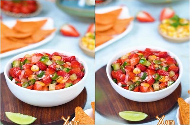 घर पर बनाएं 'स्ट्रॉबेरी साल्सा'