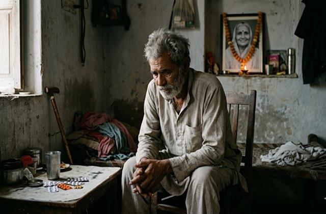 सबसे बड़ी सजा है अकेलापन, जीवनसाथी के बाद डिप्रेशन और तनाव में जी रहे हमारे देश के बुजुर्ग