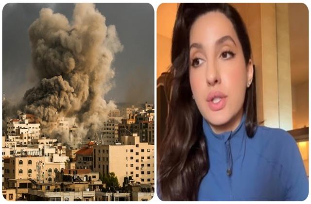 नोरा फतेही ने की दुनिया के लिए प्रार्थना, बोली- हमें जंग नहीं शांति चाहिए, कब खत्म होगा ये सब