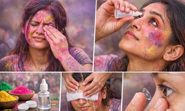 होली के रंग आंखों में चले जाएं तो घबराएं नहीं, करें ये काम