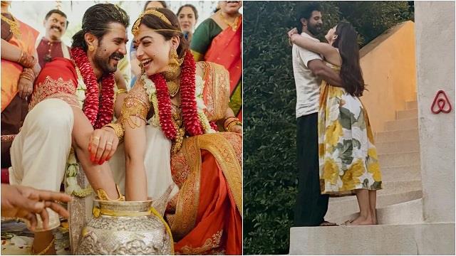 हनीमून पर रश्मिका और विजय की रोमांटिक तस्वीरें वायरल, फ्लोरल ड्रेस में नजर आईं रश्मिका