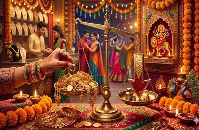 नवरात्रि के पहले दिन बेहद सस्ता हुआ गोल्ड, चांदी के भी गिरे सीधे 5000 दाम