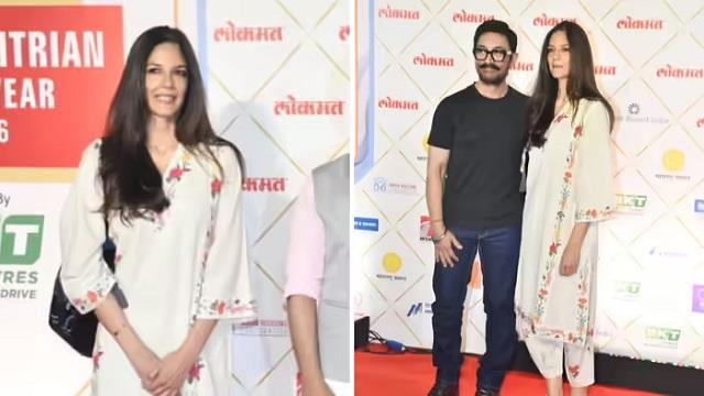 आमिर खान की गर्लफ्रेंड गौरी स्प्रैट का देसी अंदाज, 7,600 रुपये का फिरन सेट किया सबको फिदा