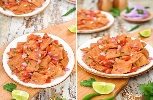 बची हुई रोटी का Salad