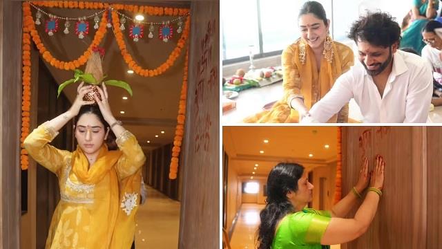 राहुल वैद्य और दिशा परमार का नया घर: रॉयल लुक और मॉडर्न डिजाइन का शानदार मेल