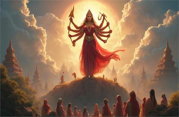 गदा साहस का और शंख चेतना का... मां दुर्गा की अष्ट भुजाओं में छिपा है ये संदेश