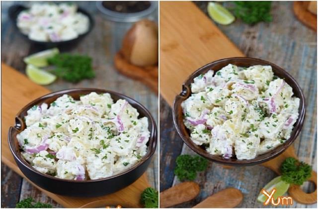 मेडिटेरेनियन क्रीमी Potato Salad