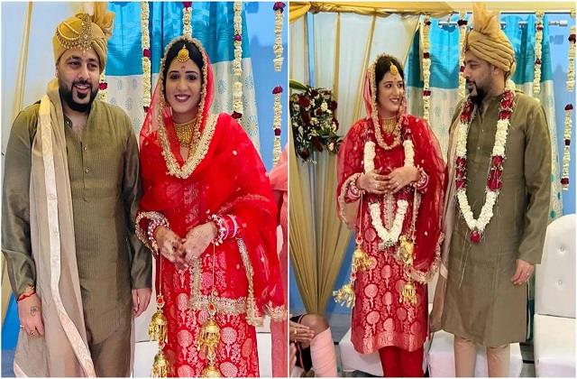 Badshah ने शादी में अपनाई सादगी, लाल सूट में दुल्हन का ब्राइडल लुक Viral