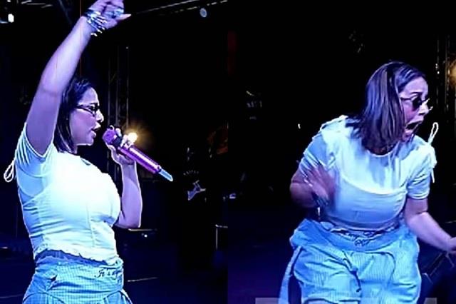 लाइव परफॉर्मेंस के बीच चीखकर भागी Sunanda Sharma, कैंसिल हुआ सिंगर का शो