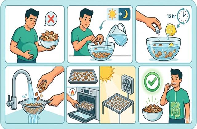 अब बादाम काजू खाकर नहीं बनेगी गैस, मिल गया इसे पचाने का आसान तरीका