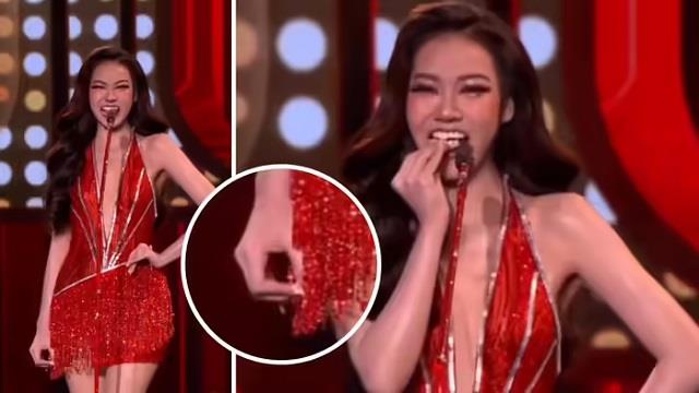 दांत हाथ में लेकर स्टेज पर लौटी मॉडल, अंदाज देख लोग बोले ‘ये है असली क्वीन’