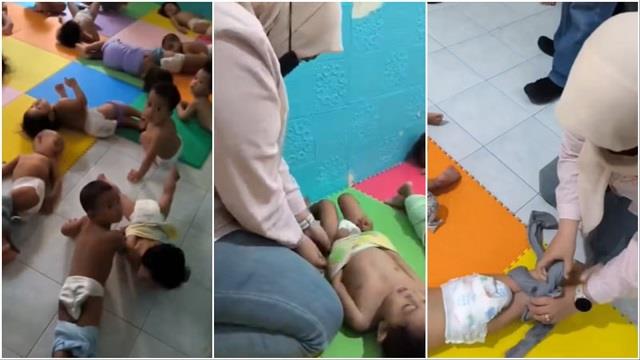 पेरेंट्स अलर्ट: इंडोनेशिया के डेकेयर में छोटे बच्चों के बंधे हाथ-पैर, देख कर दहल जाएंगे आप