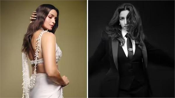 आलिया भट्ट का डबल धमाका: साड़ी में देसी ग्लैमर, स्टेज पर बॉस लेडी स्टाइल