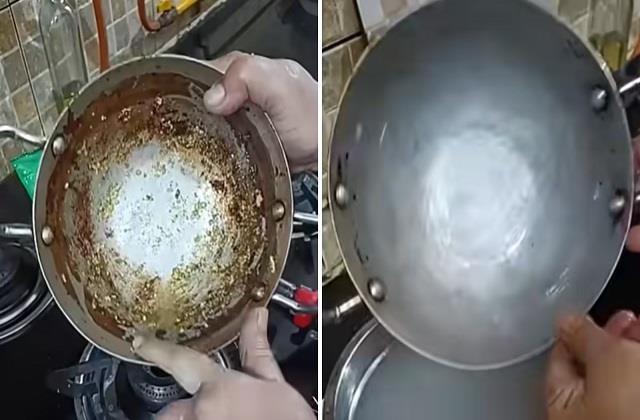 बर्तनों में जमी जिद्दी चिकनाई, अपनाएं ये घरेलू हैक्स...तवा, कड़ाही भी होंगे फटाफट साफ