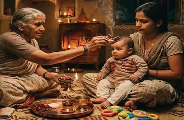 अमावस्या की रात क्यों उतारी जाती है बच्चों की नजर? जानें वजह