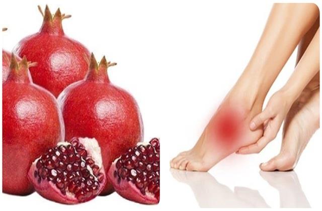 पैरों के दर्द का प्राकृतिक इलाज है अनार, रोजाना 15 दिन तक खाने से मिलेंगे ये फायदे !