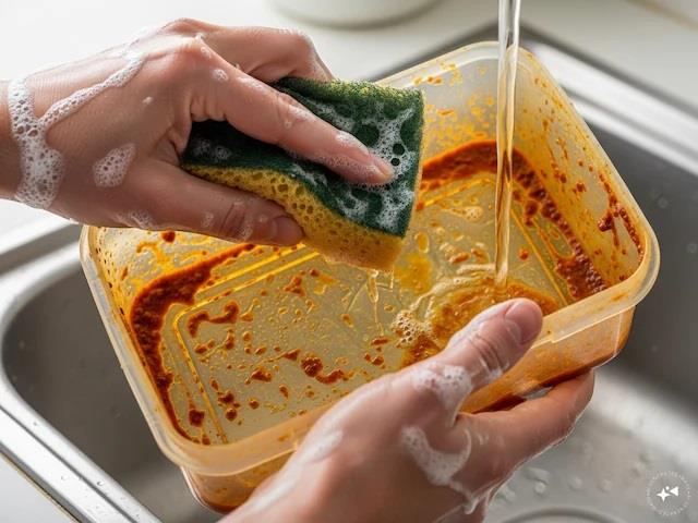 सिर्फ 1 मिनट में प्लास्टिक टिफिन से हटाएं पीले दाग और बदबू, वो भी बिना स्क्रब किए!